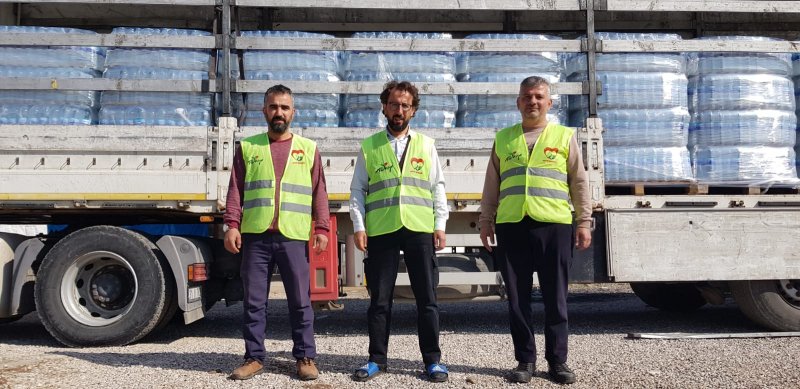 DEPREM BÖLGESİNE SU SEVKİYATIMIZ DEVAM EDİYOR